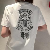 クロムハーツ コピー Tシャツ モノトーンロゴ＆グラフィック 洗練されたストリート CHROME HEARTS
