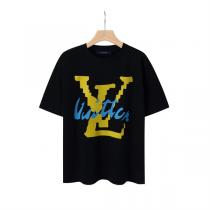 ルイヴィトン 偽物 Tシャツ ピクセルデザイン ストリートカジュアル ロゴ LOUIS VUITTON