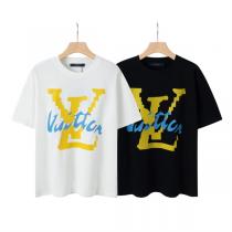 ルイヴィトン 偽物 Tシャツ ピクセルデザイン ストリートカジュアル ロゴ LOUIS VUITTON