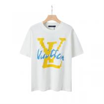 ルイヴィトン 偽物 Tシャツ ピクセルデザイン ストリートカジュアル ロゴ LOUIS VUITTON