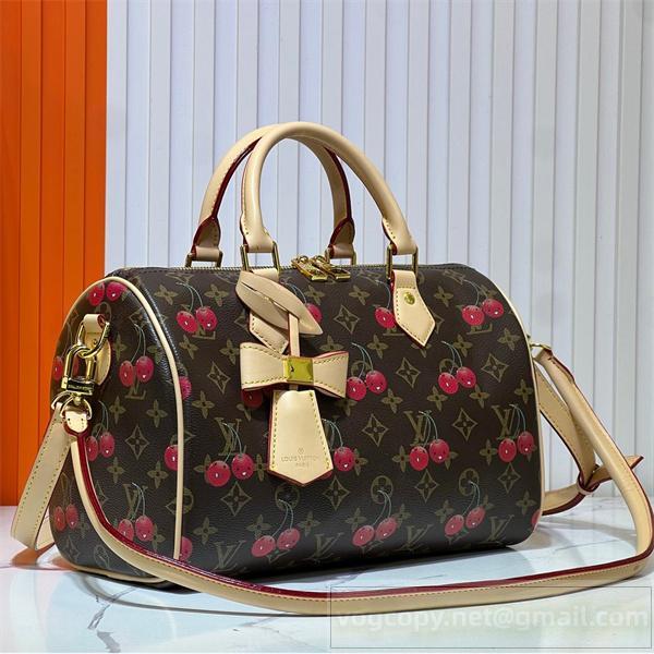 ルイヴィトン スーパーコピー ハンドバッグ チェリーモチーフ モノグラム シグネチャーリボン 高級感 LOUIS VUITTON