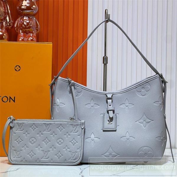 LOUIS VUITTON スーパーコピー ハンドバッグ グレー トーン モノグラム ポーチ 収納力 上品 ルイヴィトン