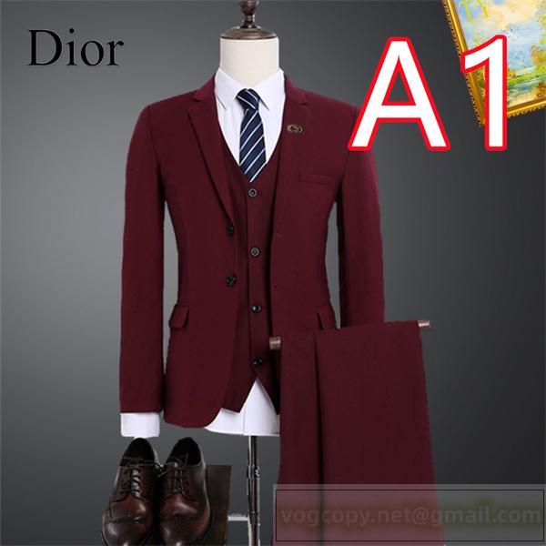 ディオール スーパーコピー 2点セット スーツ シンプル ロゴ スタイリッシュ フォーマル DIOR