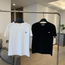CELINE スーパーコピー Tシャツ シンプルエレガント ロゴ刺繍 コットン素材 カジュアル ラグジュアリー セリーヌ