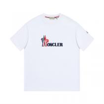 モンクレール コピー Tシャツ カラフル ロゴ刺繍 洗練された コットン素材 カジュアル モンクレール 