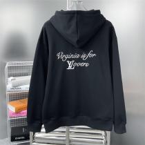 LOUIS VUITTON スーパーコピー パーカー シンプル ロゴ Virginia is for Lovers メッセージ カジュアル 高級感 ルイヴィトン