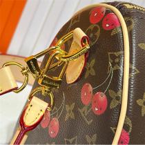 ルイヴィトン スーパーコピー ハンドバッグ チェリーモチーフ モノグラム シグネチャーリボン 高級感 LOUIS VUITTON