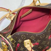 ルイヴィトン スーパーコピー ハンドバッグ チェリーモチーフ モノグラム シグネチャーリボン 高級感 LOUIS VUITTON