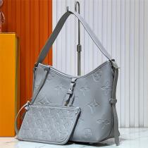 LOUIS VUITTON スーパーコピー ハンドバッグ グレー トーン モノグラム ポーチ 収納力 上品 ルイヴィトン