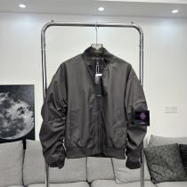 STONE ISLAND スーパーコピー ジャケット メンズ ホワイト ジップポケット アイコニックパッチ ストーンアイランド
