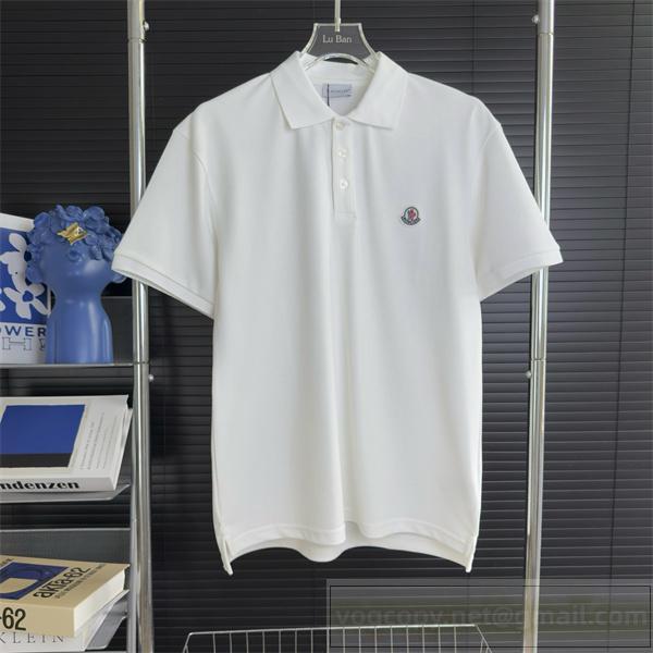 MONCLER 偽物 Tシャツ メンズ ビッグロゴ プリント カジュアル 通気性 快適な着心地 モンクレール