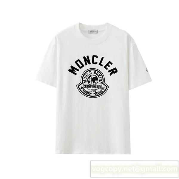 MONCLER 偽物 Tシャツ メンズ グルノーブル ロゴ刺繍 WORLD BOXING ベーシック モンクレール