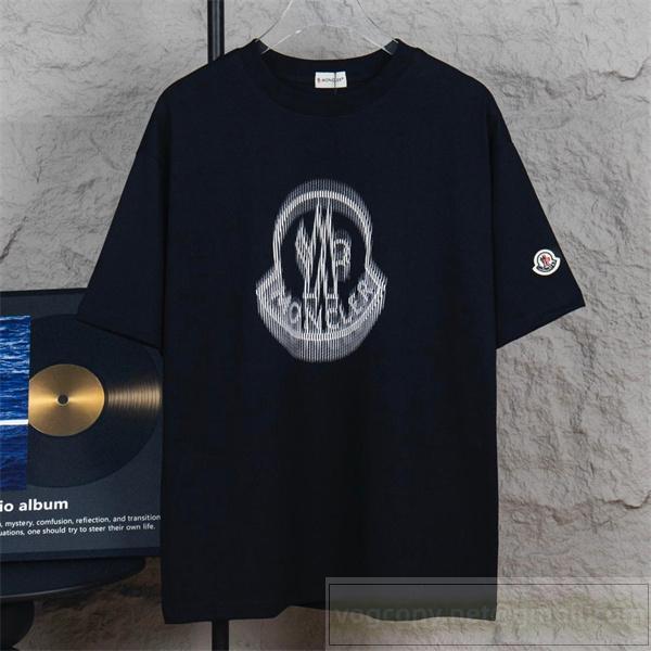モンクレール スーパーコピー 半袖tシャツ ロゴプリント スポーティ カジュアル MONCLER