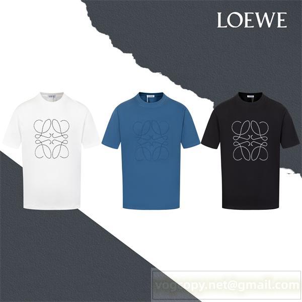  数量限定 ロエベ スーパーコピー 半袖Tシャツ アナグラムロゴ 上品なカラー展開 LOEWE