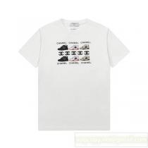CH スーパーコピー Tシャツ 高級感溢れる ダブルCロゴ シンプルデザイン プレタポルテコレクション CH 