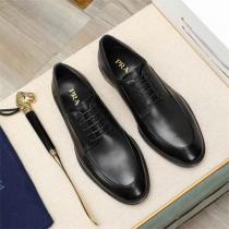プラダ コピー ビジネスシューズ 外羽根プレーントゥ シンプルで知的なスタイル PRADA