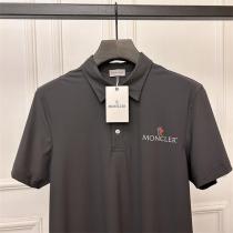 MONCLER コピー セットアップ 2way ポロ ハーフパンツ 黒 新作 モンクレール