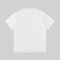 バーバリー コピー 白Tシャツ 騎士ロゴ刺繍 チェック柄 クロスステッチ風デザイン BURBERRY