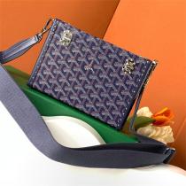 GOYARD コピー ショルダーバッグ トランク型 ハードケース風 メタルロック付き ゴヤール