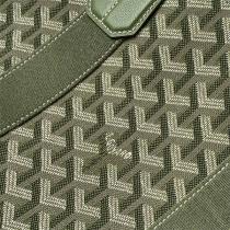 ゴヤール 偽物 トートバッグ レディース グリーン 縦型 補強ライン入り 上品 GOYARD