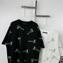 ルイヴィトン 偽物 モノグラムtシャツ ネオングリーン ストリート 人気 LOUIS VUITTON