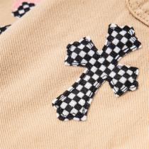 クロムハーツ コピー ジャケット クロス刺繍 ストリート お洒落 CHROME HEARTS