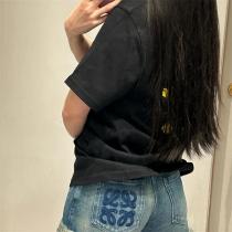 LOEWE 偽物 フローラルtシャツ チューリップ アート カジュアル ロエベ