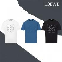  数量限定 ロエベ スーパーコピー 半袖Tシャツ アナグラムロゴ 上品なカラー展開 LOEWE