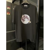 新作 ロエベ スーパーコピー Tシャツ 月球刺繍ラビットデザイン 2026新作 ブラック LOEWE