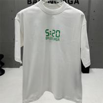 BALENCIAGA コピー Tシャツ デジタルロゴタイムデザイン ヴィンテージブラック バレンシアガ