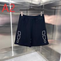 プレミアム バレンシアガ 偽物 ハーフパンツ 幾何学ラインデザイン ブラック BALENCIAGA