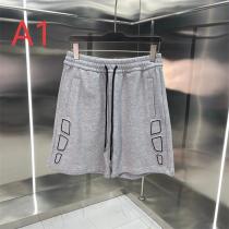 プレミアム バレンシアガ 偽物 ハーフパンツ 幾何学ラインデザイン ブラック BALENCIAGA