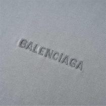 BALENCIAGA コピー 半袖tシャツ 胸ロゴ＆バックロゴ シンプル 高級感 バレンシアガ