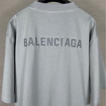 BALENCIAGA コピー 半袖tシャツ 胸ロゴ＆バックロゴ シンプル 高級感 バレンシアガ