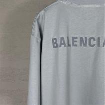 BALENCIAGA コピー 半袖tシャツ 胸ロゴ＆バックロゴ シンプル 高級感 バレンシアガ