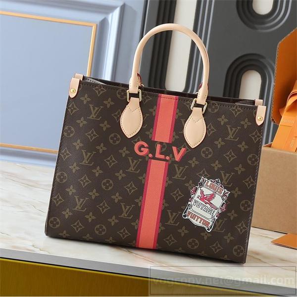 ルイヴィトン 偽物 バッグ モノグラム オンザゴー GM トートバッグ LOUIS VUITTON