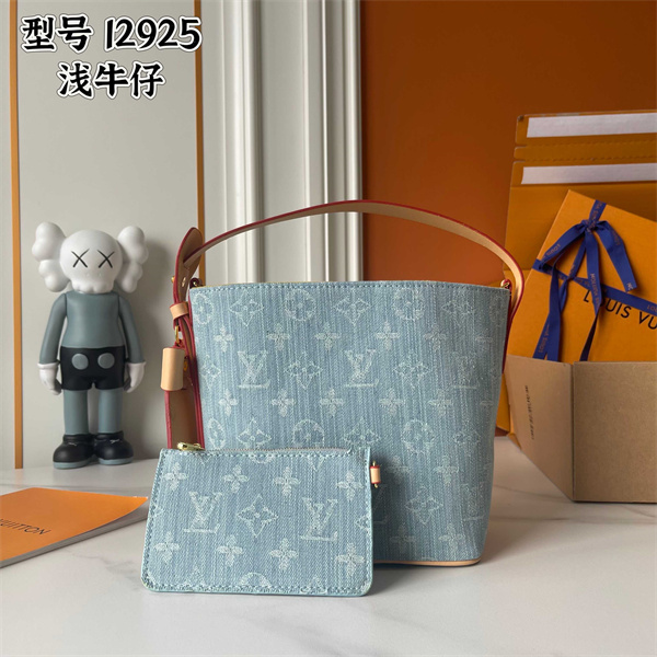 LOUIS VUITTON 偽物 ショルダーバッグ モノグラムデニム子母バケツ