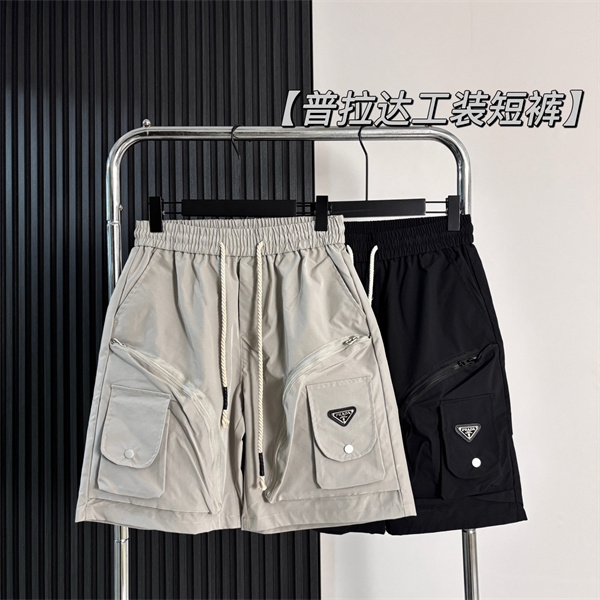 PRADA スーパーコピー 多機能カーゴショーツ アウトドアスポーツ 工装
