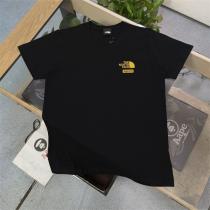 ノースフェイス 偽物 Tシャツ SUPREMEコラボ ロゴプリント カジュアル THE NORTH FACE