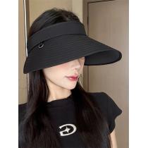 ディオール 偽物 サンバイザー 空顶帽 レディース 夏用遮陽帽 クリスチャン DIOR