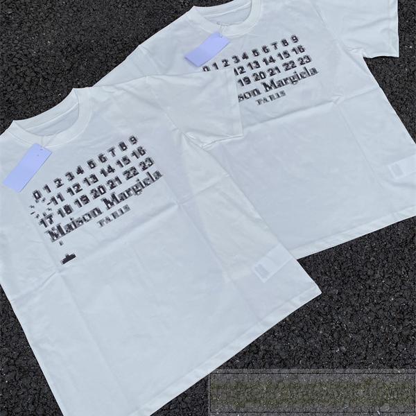 Maison Margiela 偽物 Tシャツ 数字プリントデザイン シンプルでスタイリッシュなロゴ メゾン マルジェラ''