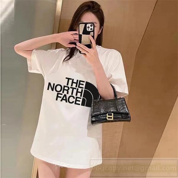 THE NORTH FACE コピー Tシャツ ビッグロゴプリント オーバーサイズスタイル ザノース・フェイス