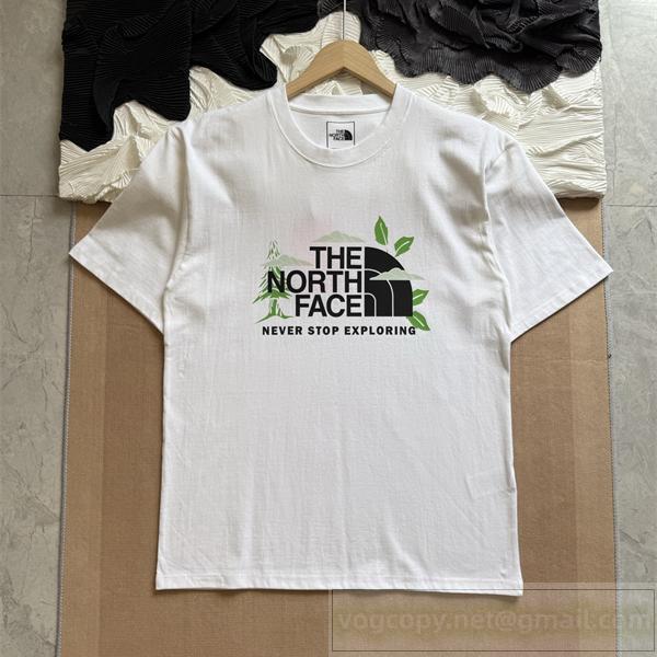 THE NORTH FACE コピー Tシャツ ナチュラルロゴ グラフィックデザイン ザ・ノース・フェイス