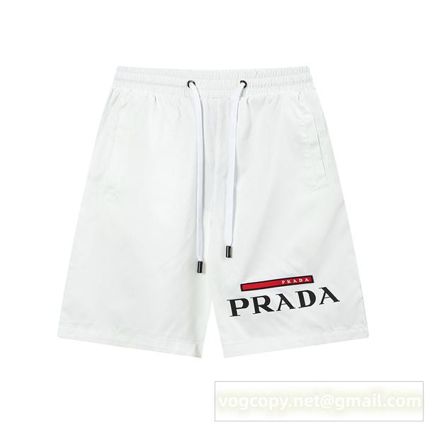  売れ筋 プラダ コピー ハーフパンツ ロゴプリント入り シンプルラグジュアリーデザイン PRADA