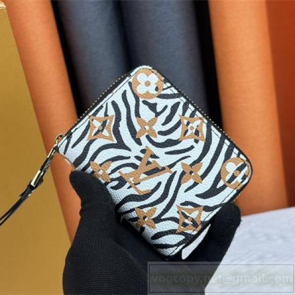 ルイヴィトン コピー 財布 ワイルドアニマル ジップコンパクト ゼブラエディション LOUIS VUITTON
