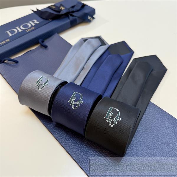 DIOR スーパーコピー ネクタイ クラシックロゴ刺繍 シルク素材 ビジネスフォーマル ディオール