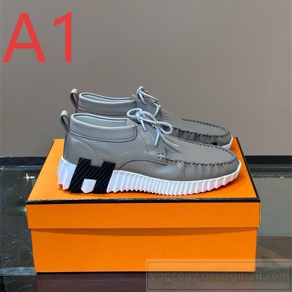 HERMES 偽物 スニーカー モカシンレザー ハイブリッドソール コンテンポラリーデザイン エルメス