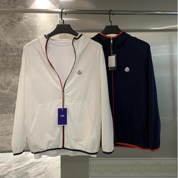 モンクレール スーパーコピー パーカー 軽量速乾 UVカット フード付きメッシュジャケット MONCLER