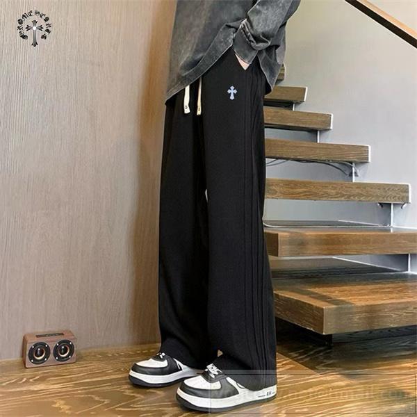  クロムハーツ コピー 上質クロスロゴ シルエット スウェットパンツ 2色展開 リラクシング CHROME HEARTS
