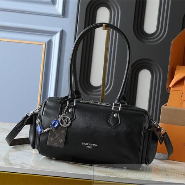 LOUIS VUITTON スーパーコピー ドラムバッグ レザー仕様 ロゴチャーム 2WAYショルダーボストン ルイヴィトン